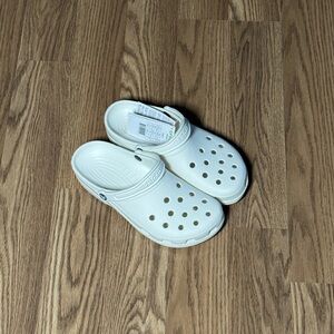 CROCS White Slip-Ons